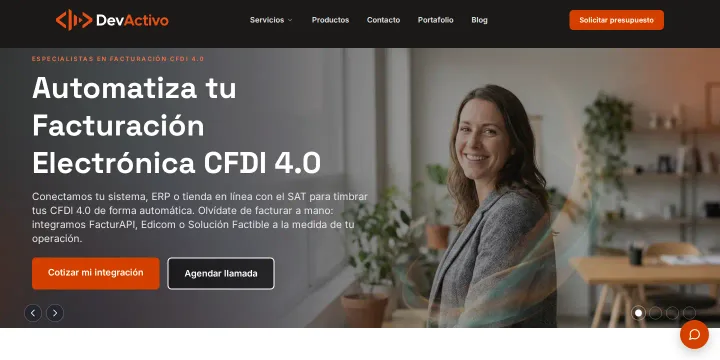 Proyecto: Sitio de la agencia (Sitio de agencia · devactivo.com)